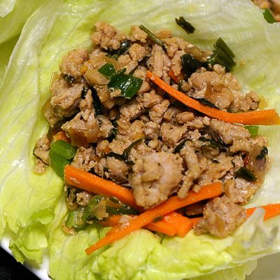 Thai Chicken Lettuce Wraps