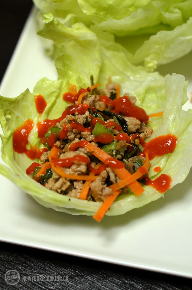 Now You're Cooking - Thai Chicken Lettuce Wraps