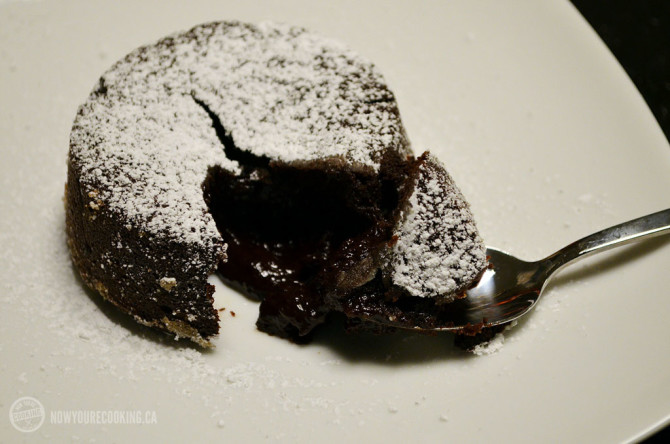 Now You're Cooking - Dark Chocolate Molten Lava Cake