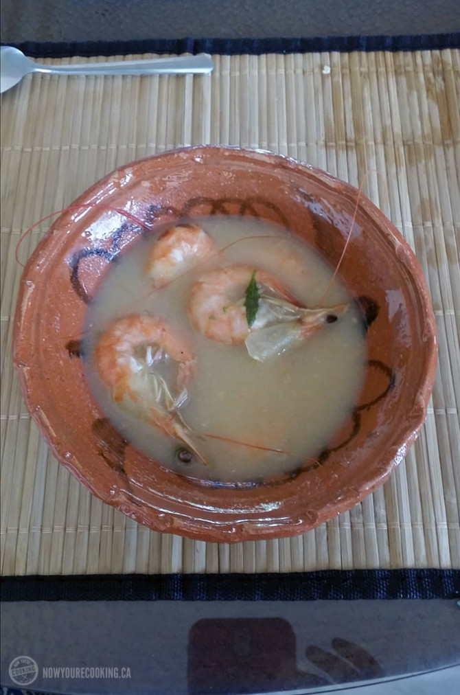 Huatape de camarón 
