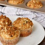 Chocolate Chip Banana Crumb Muffins