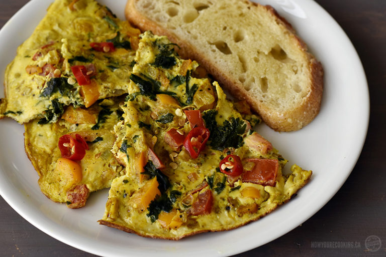 Spicy Masala Frittata - Now You're Cooking