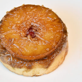 Now You're Cooking - Mini Pina Colada Upside-Down Cakes